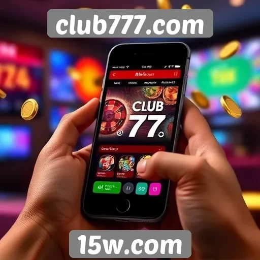 Desempenho mobile do site club777.com