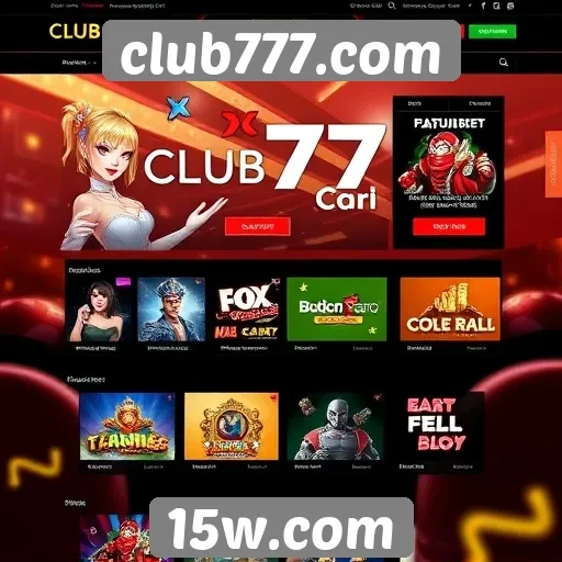 A experiência do usuário no site Club777.com